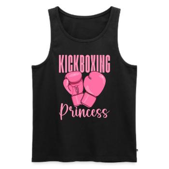 Kickboxing Princess Kickboxer Boxing Fighter Fight - Männer Premium Bio Tank Top - Schwarz - Vorne - Michal (187cm)