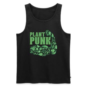 Vegan Diet Plant Punk Plant Based Vegan Diet Lover - Débardeur bio Premium Homme - noir - Devant - AI Model Male 178 light (178cm)