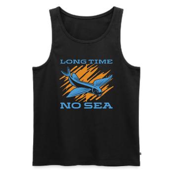 Biologie marine Longtemps Pas d’animaux sous-marins marins - Débardeur bio Premium Homme - noir - Devant - Michal (187cm)