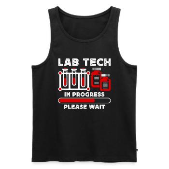 Lab Technician Lab Tech In Healthcare Laboratory - Männer Premium Bio Tank Top - Schwarz - Vorne - AI Model Male 178 light (178cm)