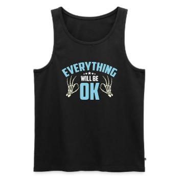 X-ray Tech Everything Will Be Radiology Technician - Männer Premium Bio Tank Top - Schwarz - Vorne - Michal (187cm)