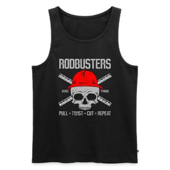 Ironworker Rodbusters Pull Twist Cut Arc Welding - Männer Premium Bio Tank Top - Schwarz - Vorne - Michal (187cm)