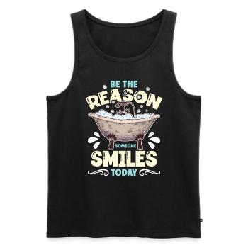 Soapmaking Be The Reason Someone Soaper Soap Maker - Männer Premium Bio Tank Top - Schwarz - Vorne - Michal (187cm)