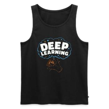 Artificial Intelligence Deep Learning Programmer - Männer Premium Bio Tank Top - Schwarz - Vorne - AI Model Male 178 light (178cm)