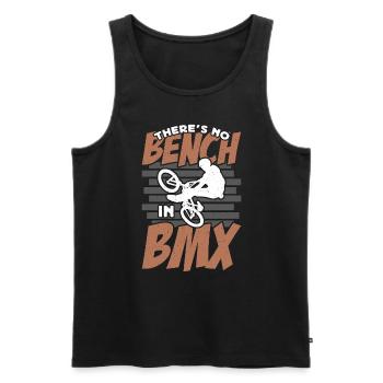 BMX Racing Il n’y a pas de banc dans Bicycle BMX Rider - Débardeur bio Premium Homme - noir - Devant - Michal (187cm)