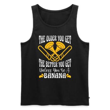 Trombone The Older You Get Brass Band Trombonist - Männer Premium Bio Tank Top - Schwarz - Vorne - Michal (187cm)