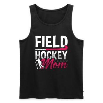 Field Hockey Mom Ice Hockey Team Loves Goalkeeper - Männer Premium Bio Tank Top - Schwarz - Vorne - Michal (187cm)