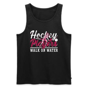 Field Hockey Players Walk On Water Hockey Goalie - Männer Premium Bio Tank Top - Schwarz - Vorne - Michal (187cm)