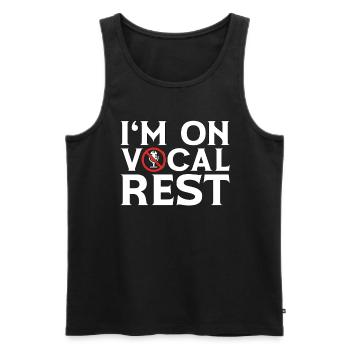 Musical Theatre I'm On Vocal Best Drama Broadway - Männer Premium Bio Tank Top - Schwarz - Vorne - AI Model Male 178 light (178cm)