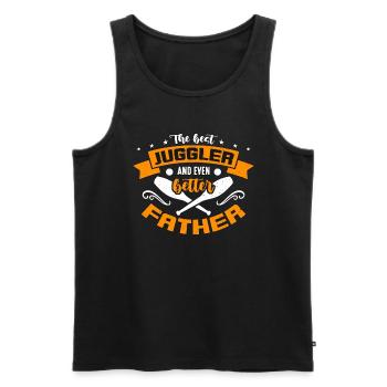 Circus Clown The Best Juggler And Circus Performer - Männer Premium Bio Tank Top - Schwarz - Vorne - Michal (187cm)