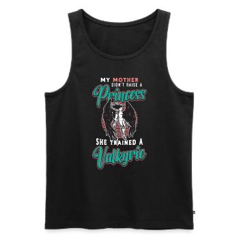 Valkyries My Mother Didn't Rise Norse Mythology - Männer Premium Bio Tank Top - Schwarz - Vorne - AI Model Male 178 light (178cm)