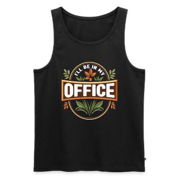 Herbalism I'll Be In My Office Herbal Herbalist - Männer Premium Bio Tank Top - Schwarz - Vorne - AI Model Male 178 light (178cm)