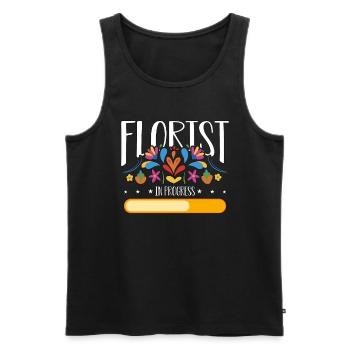 Fleuriste en cours Jardinage Fleuriste Fleuristes - Débardeur bio Premium Homme - noir - Devant - Michal (187cm)