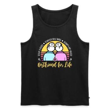 Maid Of Honor Today A Bride Tomorrow A Marriage - Men's Premium Organic Tank Top - black - Front - Michal (187cm)