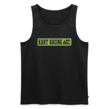 Kart Racing Dr. Motorsport Car Racing Kart Race - Men's Premium Organic Tank Top - black - Front - Michal (187cm)