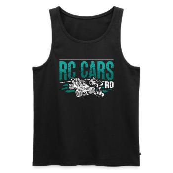 RC Model Racing RC Cars RD Loves Remote Controlled - Men's Premium Organic Tank Top - black - Front - Michal (187cm)