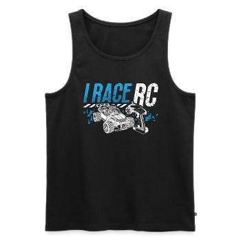 RC Model Racing I Race RC Remote Controlled Car - Men's Premium Organic Tank Top - black - Front - Michal (187cm)