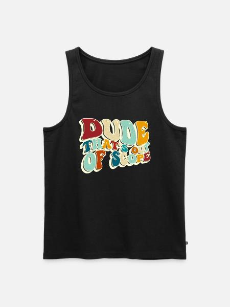 Projektledelse fyr, der er ude af teamleder - Herre Premium økologisk tanktop - sort