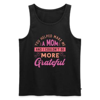 Surrogacy You Helped Make Me A Mom Surrogate Mama - Männer Premium Bio Tank Top - Schwarz - Vorne - AI Model Male 178 light (178cm)