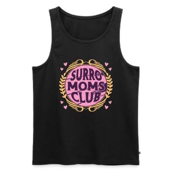 Surrogacy Surro Moms Club Surrogate Mama Pregnancy - Männer Premium Bio Tank Top - Schwarz - Vorne - AI Model Male 178 light (178cm)