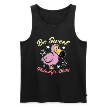 Dodo Bird Be Sweet Nobody's Okay Extinct Bird - Männer Premium Bio Tank Top - Schwarz - Vorne - AI Model Male 178 light (178cm)