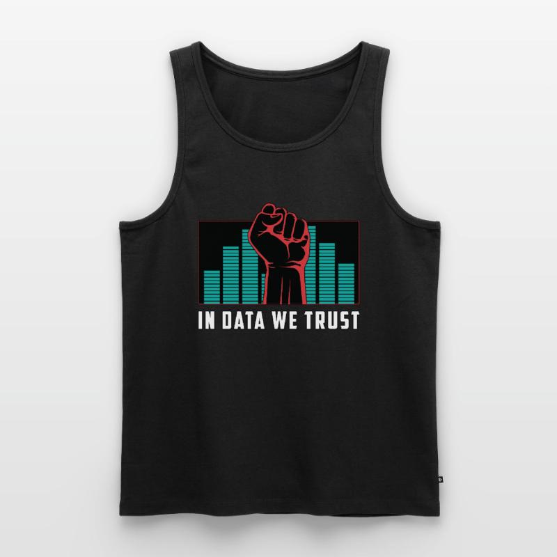 Data Mining In Data We Trust Programming Analyst Männer Premium Bio Tank Top