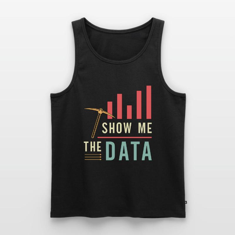 Data Mining Show Me The Data Computer Engineering Männer Premium Bio Tank Top