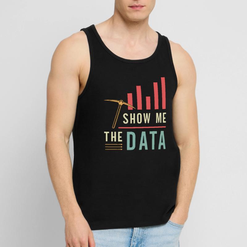 Data Mining Show Me The Data Computer Engineering Männer Premium Bio Tank Top
