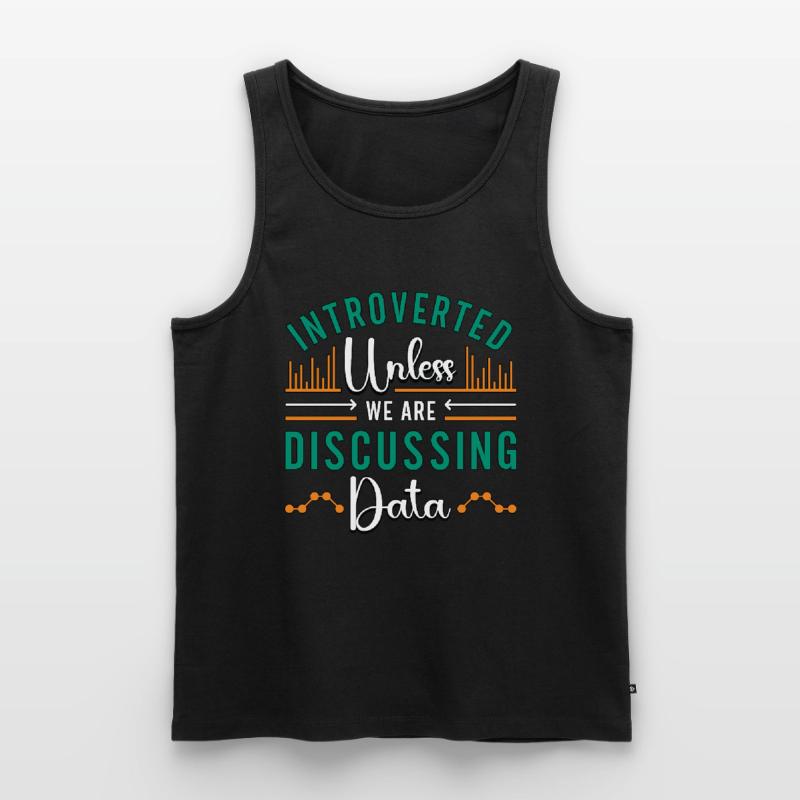 Data Mining Introverted Unless We Are Programming Männer Premium Bio Tank Top