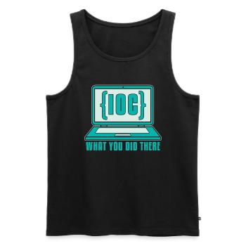 Cybersecurity IOC What You Did Computer Science - Männer Premium Bio Tank Top - Schwarz - Vorne - AI Model Male 178 light (178cm)