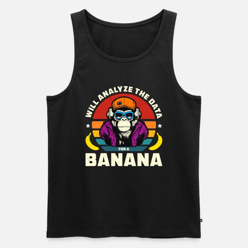 Data Analyst Will Analyze The Data Analyst Coder - Männer Premium Bio Tank Top - Schwarz