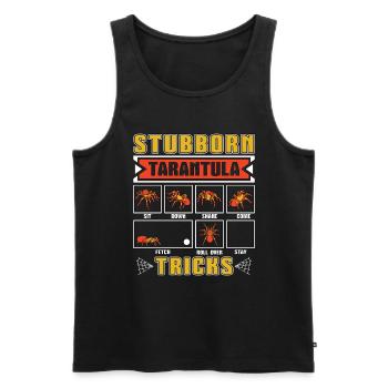 Tarantulas Stubborn Tarantula Tricks Entomologist - Männer Premium Bio Tank Top - Schwarz - Vorne - Michal (187cm)