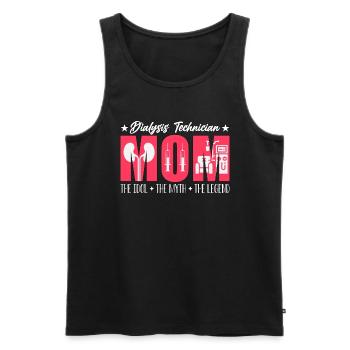 Dialysis Technician Mom The Idol Medical Assistant - Men's Premium Organic Tank Top - black - Front - Michal (187cm)