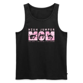 High Jumper Mom The Idol The Myth The Pole Vault - Men's Premium Organic Tank Top - black - Front - Michal (187cm)