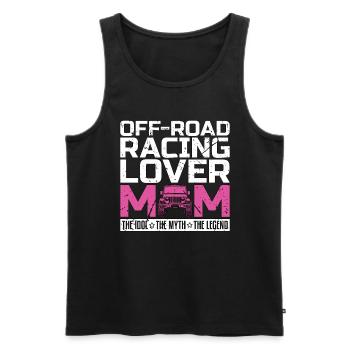 Off-Road Racing Lover Mom The Idol The Motocross - Men's Premium Organic Tank Top - black - Front - Michal (187cm)
