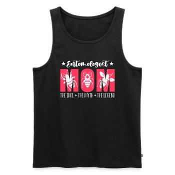 Entomologist Mom The Idol The Insect Scientist - Men's Premium Organic Tank Top - black - Front - Michal (187cm)