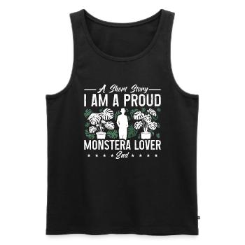Monster Lover A Short Story I Am Houseplants Lover - Männer Premium Bio Tank Top - Schwarz - Vorne - Michal (187cm)
