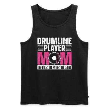 Drumline Player Mom The Idol The Marching Band - Men's Premium Organic Tank Top - black - Front - AI Model Male 178 light (178cm)