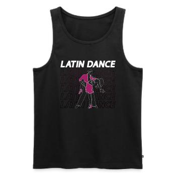 Salsa Dance Latin Dance Mambo Music Salsa Dancer - Men's Premium Organic Tank Top - black - Front - AI Model Male 178 light (178cm)