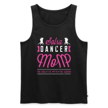 Salsa Dancer Mom The Idol The Myth Salsa Dancing - Men's Premium Organic Tank Top - black - Front - AI Model Male 178 light (178cm)
