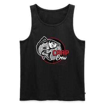 Carp Fishing Carp Crew Fishing Tournament Lover - Men's Premium Organic Tank Top - black - Front - AI Model Male 178 light (178cm)