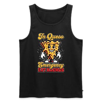 Nachos In Queso Emergency Mexican Food Taco Lover - Männer Premium Bio Tank Top - Schwarz - Vorne - Michal (187cm)