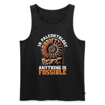 Fossil Hunter In Paleontology Anything Geologist - Männer Premium Bio Tank Top - Schwarz - Vorne - Michal (187cm)