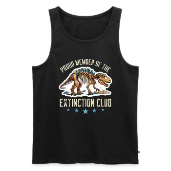 Paleontology Proud Member Of The Fossil Collector - Männer Premium Bio Tank Top - Schwarz - Vorne - Michal (187cm)