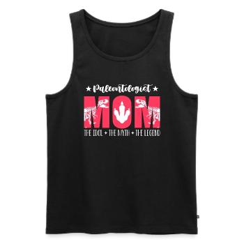 Paleontologist Mom The Idol The Myth Fossil Hunter - Männer Premium Bio Tank Top - Schwarz - Vorne - Michal (187cm)