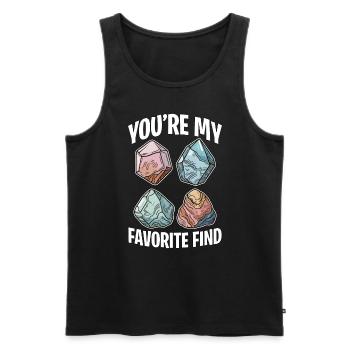 Rockhounding You're My Favorite Find Paleontology - Männer Premium Bio Tank Top - Schwarz - Vorne - Michal (187cm)