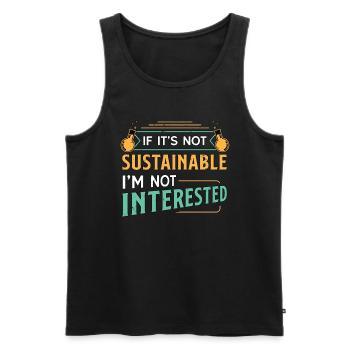 Environmental Scientist If It's Not Agriculturist - Men's Premium Organic Tank Top - black - Front - AI Model Male 178 light (178cm)