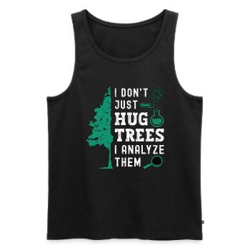 Environmental Scientist I Don't Just Biologist - Men's Premium Organic Tank Top - black - Front - AI Model Male 178 light (178cm)