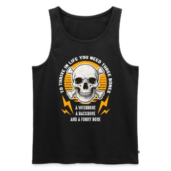 Orthopedic Surgeon To Thrive In Physical Therapy - Männer Premium Bio Tank Top - Schwarz - Vorne - AI Model Male 178 light (178cm)