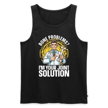 Orthopedic Surgeon Bone Problems I'm Your Doctor - Männer Premium Bio Tank Top - Schwarz - Vorne - Michal (187cm)